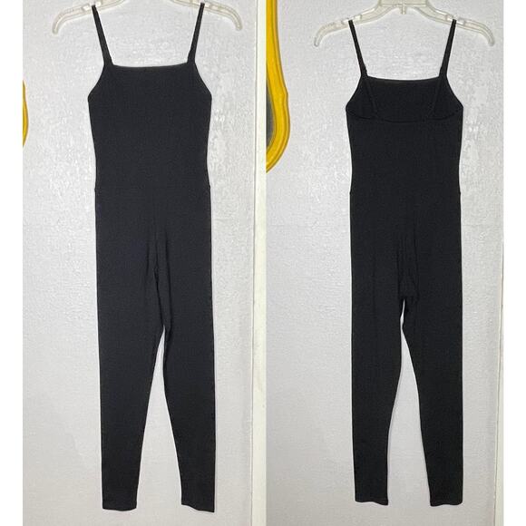 Girlfriend Collective Cami Unitard Black Jumpsuit Size Small - Picture 3 of 9